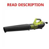 135 MPH, 440 CFM, 8A Corded Blower