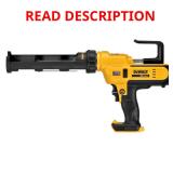 DeWalt 20V MAX Caulking Gun Silicone Emulsion