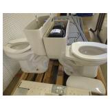 Dual Unit Pressure Assist Toilets