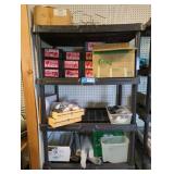 Assorted Storage and Kitchen Supplies Shelf Lot