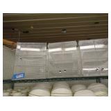 Set of Three Clear Display Cabinets