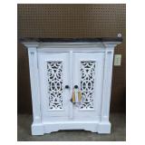 2 Door White Cabinet