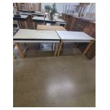 Trio of work tables