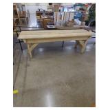 Rustic Wooden Farmhouse Table