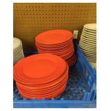 Orange Dinner Plates
