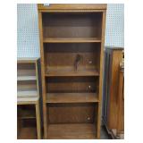 Wooden Bookshelf with Adjustable Shelves