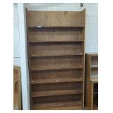 Tall Wooden Bookshelf Unit