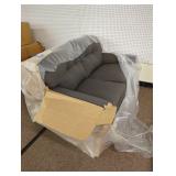 Modern Gray Loveseat by Signature Design
