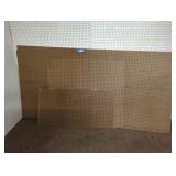 Panels of Peg Board