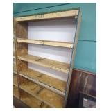 3 wooden shelves