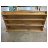 Rustic Wooden Bookshelf