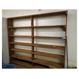 Large Wooden Bookshelf Unit