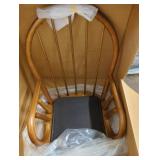 Wooden Chair with Upholstered Seat