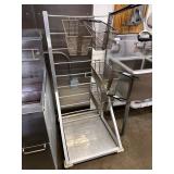 Fry basket rack