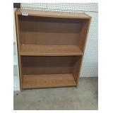Two-Shelf Wooden Bookcase