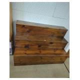 Rustic Wooden Display Steps