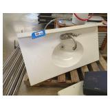 Bathroom Vanity Sink with Faucet Set