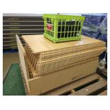Stack of Interlocking Floor Panels