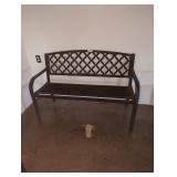 Metal bench