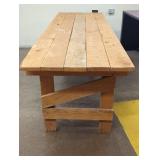 Rustic Wooden Workbench