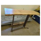 Live Edge Wood Console Table