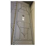 Folding Utility Table with Metal Frame