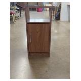 Vintage Wood-Look Cabinet Stand