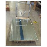 Pair of mirrors and cart