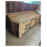 Set of Wooden Folding Tables