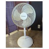 White Adjustable Standing Fan