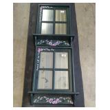 2 mirrors and heavy duty rubber mat
