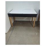 Pair of Workbenches with Wooden Legs