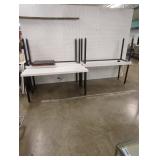 5 tables and rubber mats