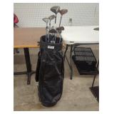 Golf Club Set with Leather Bag