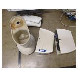 Vintage Ceramic Toilet and Tank Set