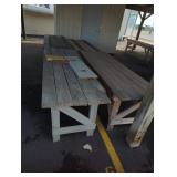 4 Market tables lot.