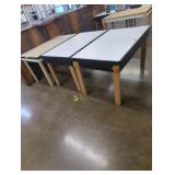 Trio of work tables