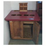 Restaurant Cabinet with Storage Compartments
