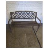 Metal bench