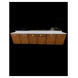 Wooden Cabinet Set with Countertop