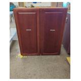 Wooden Storage Cabinet with Shelves