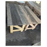 Pair of market tables