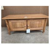 Natural Wood Low Cabinet
