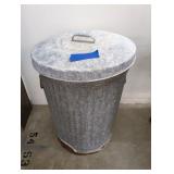Metal Trash Can