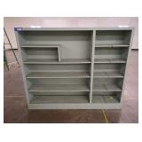 Large Multi-Compartment Wooden Bookshelf