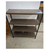Metal Frame Wooden Shelving Unit