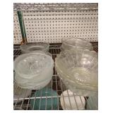 Assorted Vintage Glassware and Dish Set