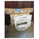 Variety Signs Lot