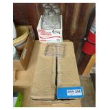 Bulk Lot of Clear Glass Spice Jars w/ Lids