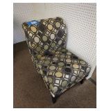 Geometric Patterned Accent Chair